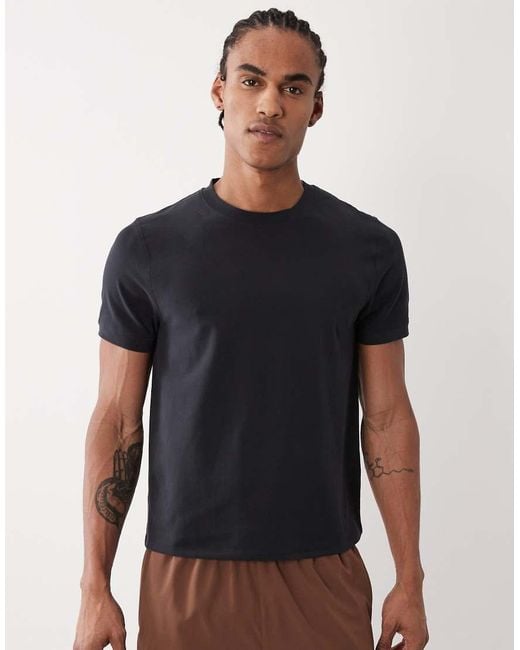 4505 Blue Shrunken Muscle Fit Cotton Baby Tee With Quick Dry Finish for men