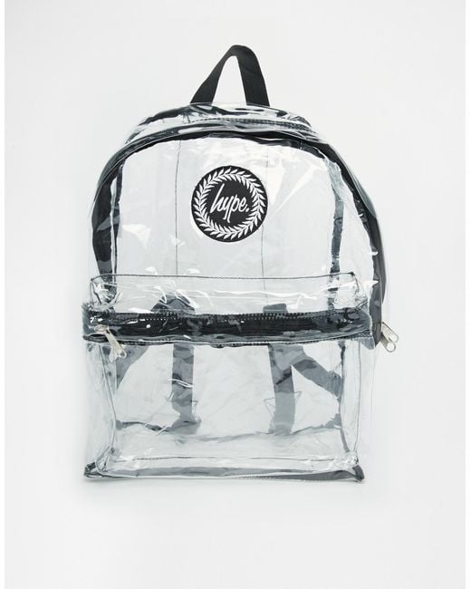 Hype Gray Transparent Backpack