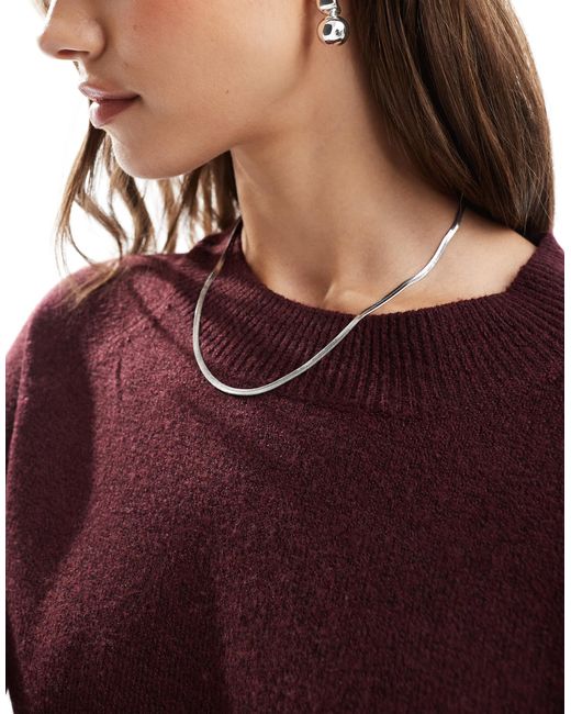 Pull ras ONLY en coloris Purple