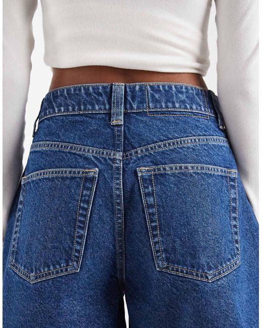 ASOS Blue Longer A-line Shorts