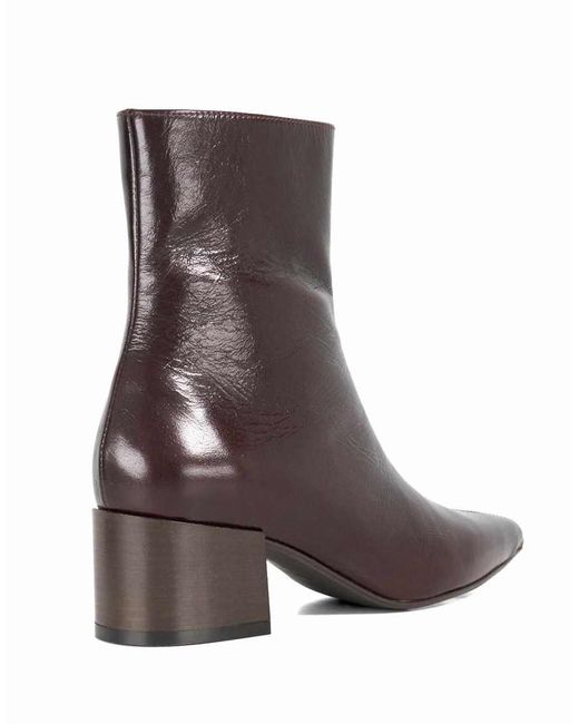 Dune Brown Pami Ankle Boots