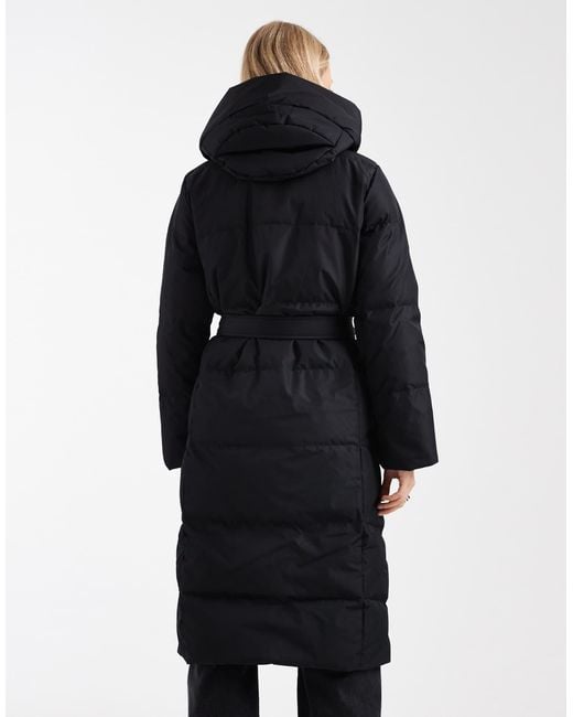 ONLY Blue Belted Puffer Coat