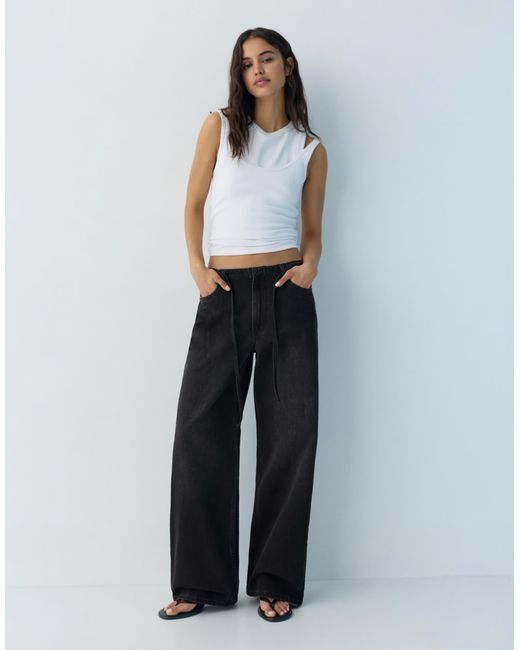 Pull&Bear Blue – weite jeans