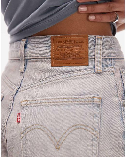 Levi's Pink High Waist baggy Shorts