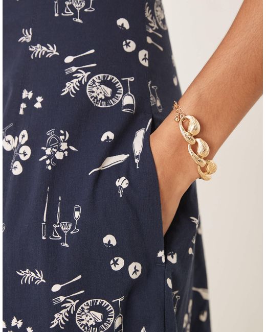 Abercrombie & Fitch Blue – trägerloses, ausgestelltes midikleid