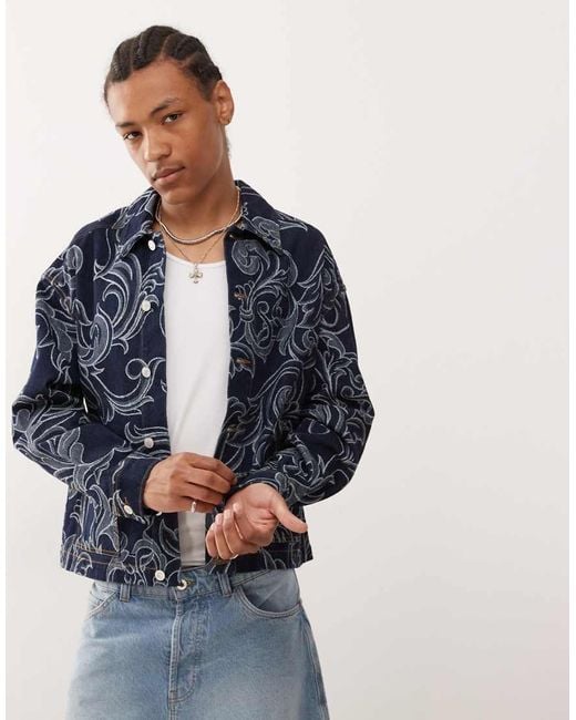 Prohibited Blue Desert Denim Jacket for men
