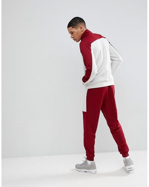 Ensemble de survêtement en polyester Nike pour homme en coloris Rouge | Lyst