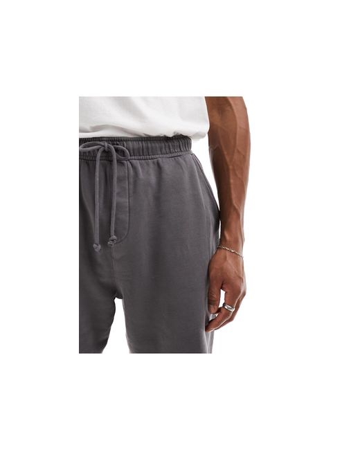 ASOS Gray Unisex Oversized Shorts