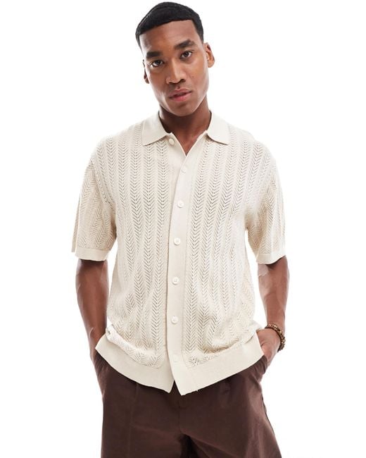 Chemise shops creme homme