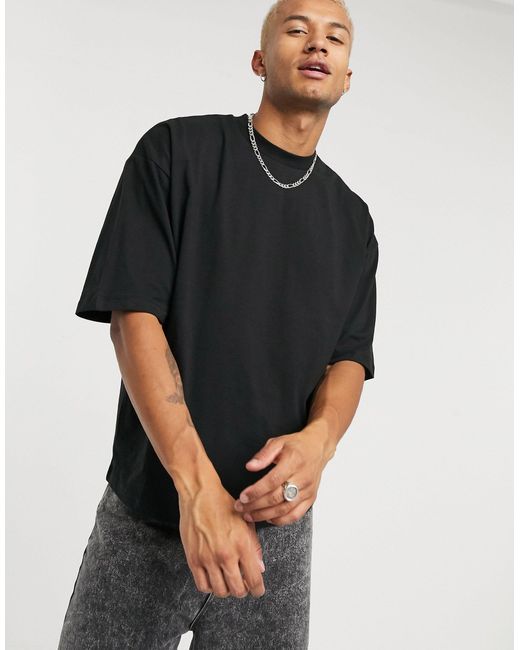 black oversized t shirt