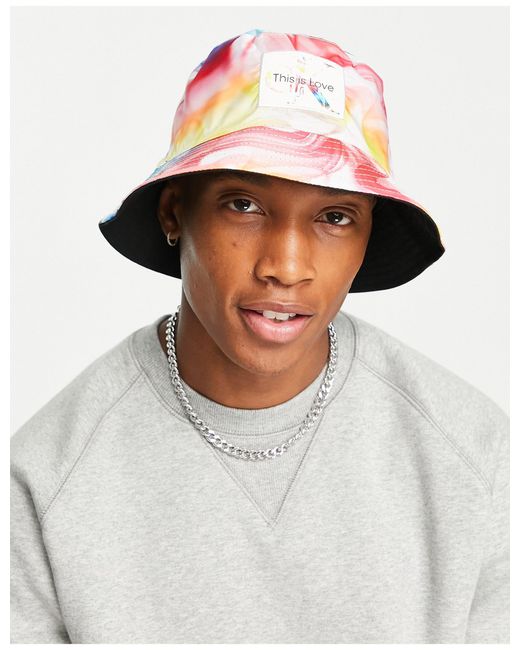 Calvin Klein Cotton Pride Capsule Reversible Bucket Hat for Men | Lyst ...