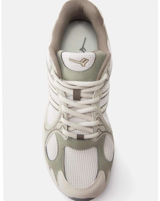 Pull&Bear – mehrteilige sneaker in White für Herren