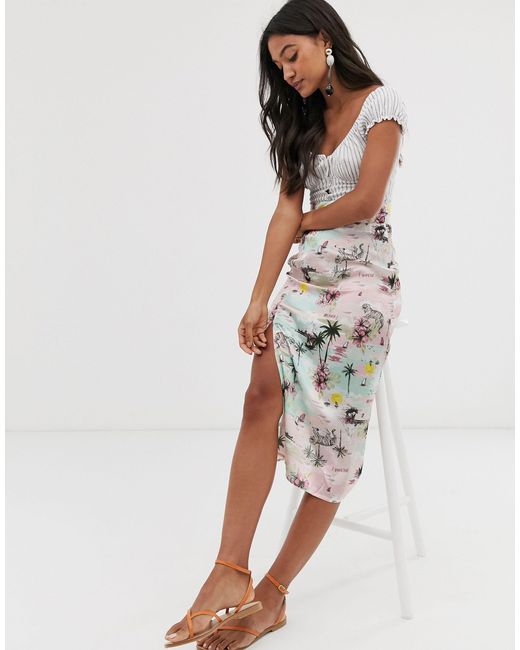 Falda Stradivarius Lyst