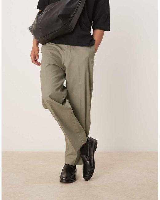 ASOS Natural Penny Loafers for men