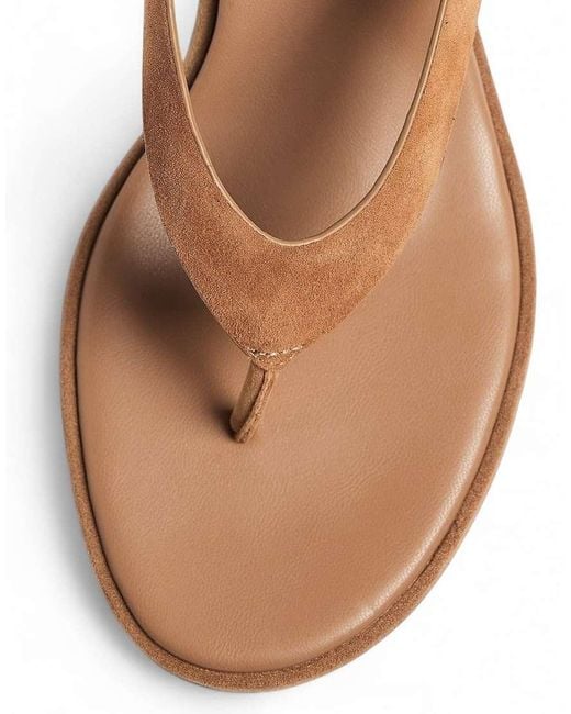 NA-KD Brown Suede Slingback Heels