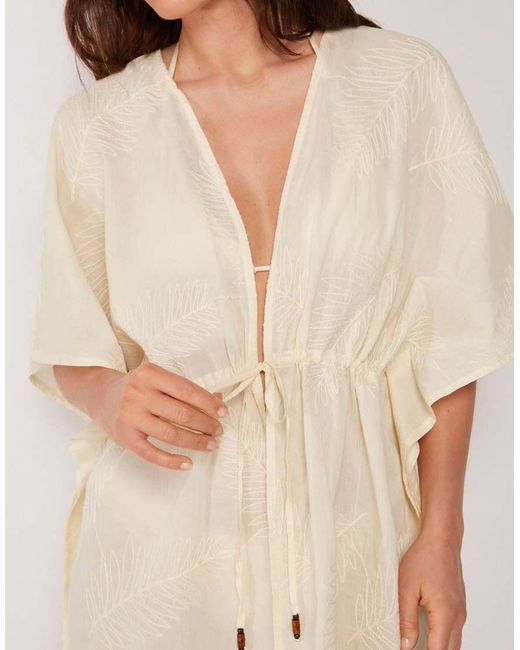 Calzedonia Natural Short Beach Kaftan