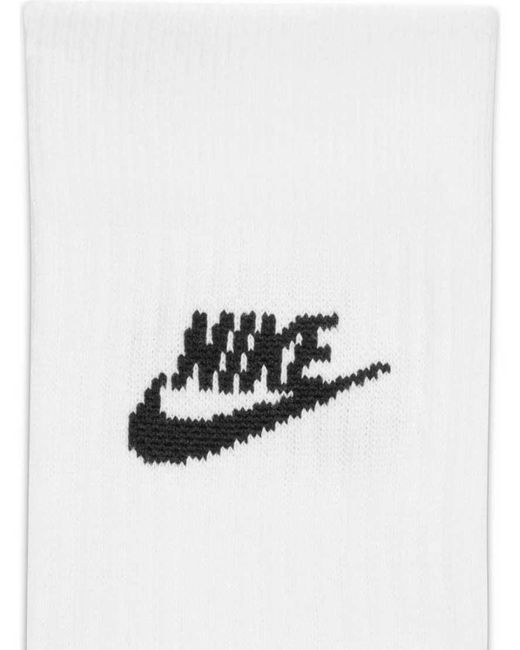 Pack De 3 Pares De Calcetines Everyday Essential De Nike de color White
