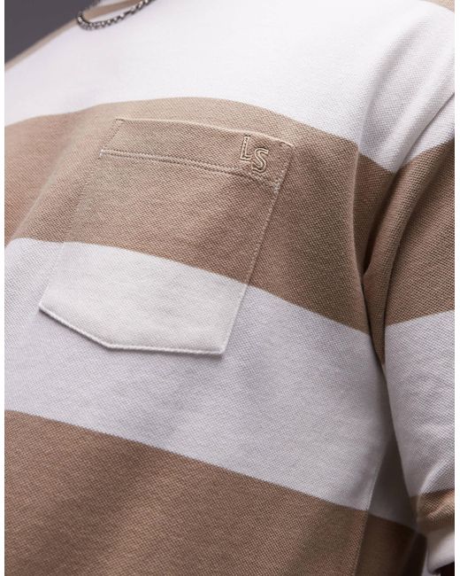 Levi's – pikee-t-shirt in Gray für Herren