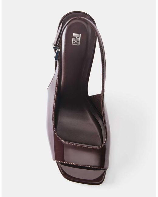 Pull&Bear Brown Slingback-heels