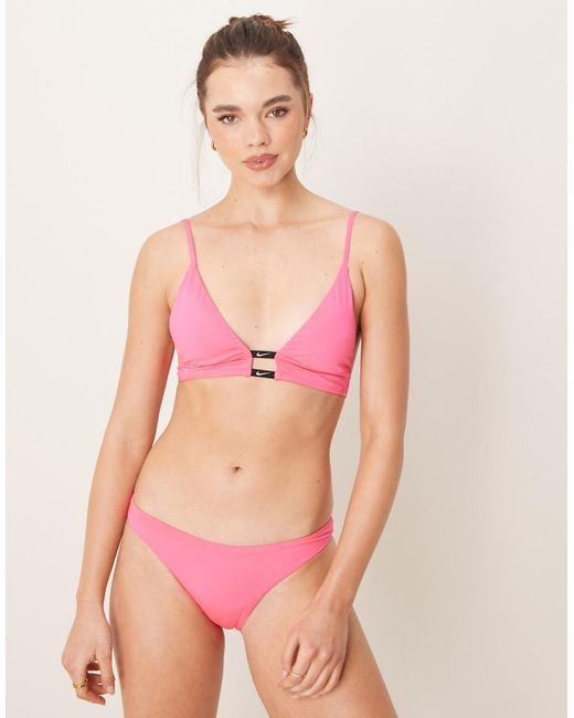 Nike Pink Nike Essential Sling Bikini Bottom