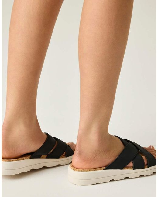 Regatta Black Comfy Cassie Sandals