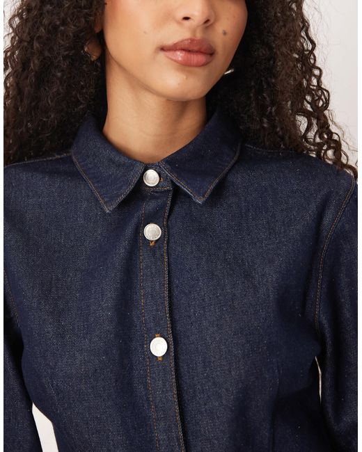 ASOS Blue – jeanshemd