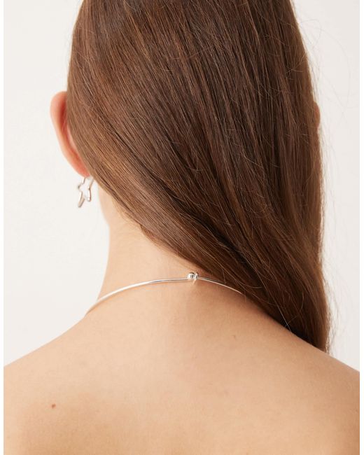 Mango Brown Mnago Statemnt Jeweled Choker