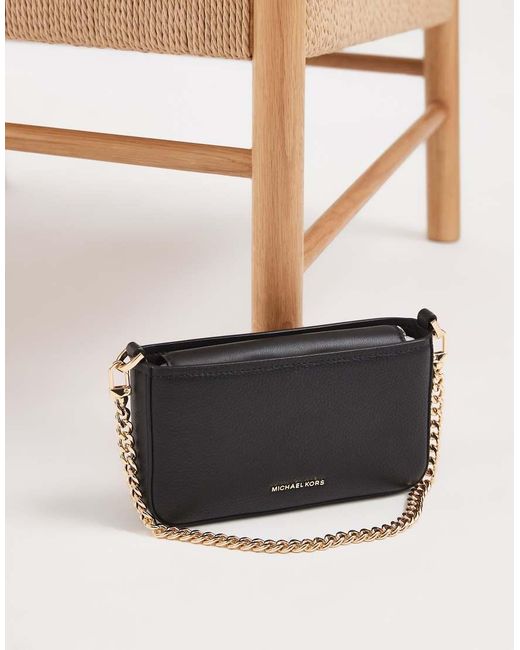 Michael Kors Black Bryant Small Crossbody Pouchette Bag