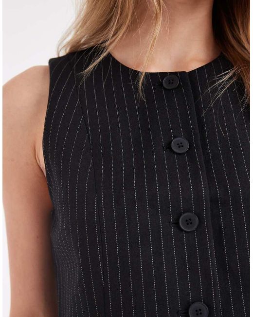 ONLY Black High Neck Vest