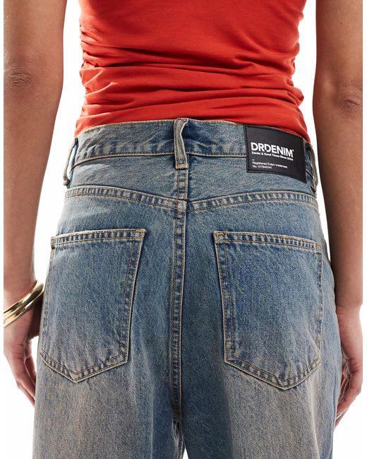 Echo - jean droit coupe classique à délavage effet usé Dr. Denim en coloris Blue