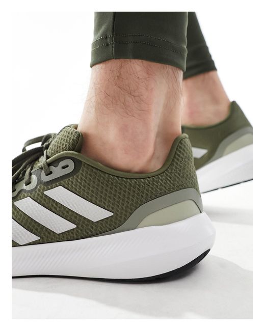 Adidas running - run falcon 3.0 - baskets - olive Adidas Originals pour homme en coloris Green
