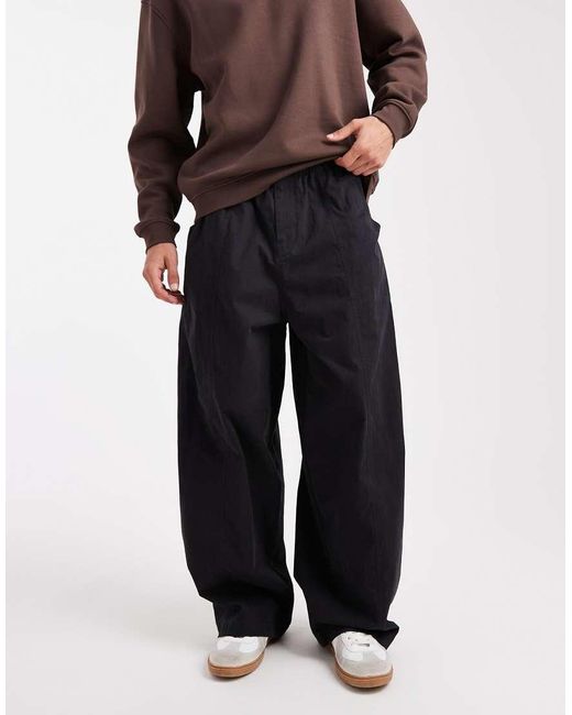 Pantalones Negros Holgados Extragrandes De ASOS de hombre de color Black