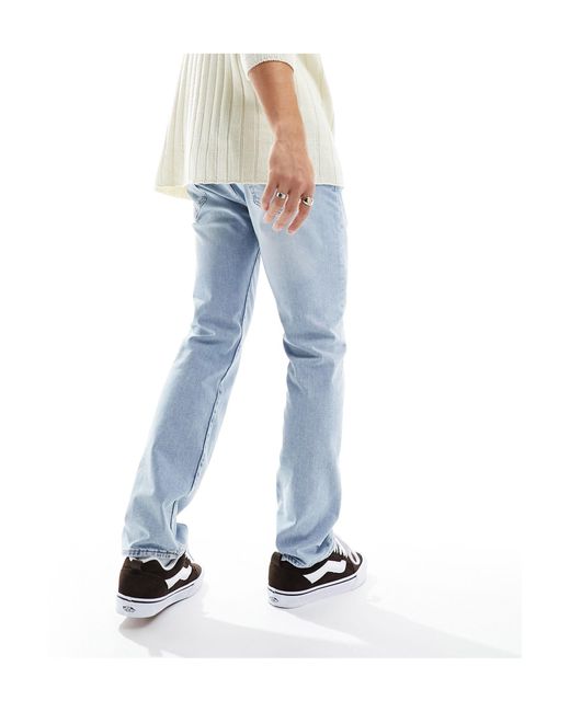 501 - jeans original fit lavaggio chiaro di Levi's in Blue da Uomo