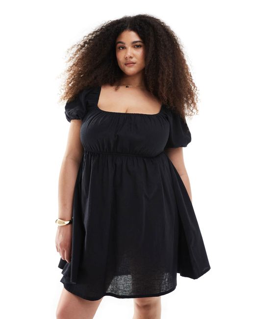 Esmee Curve Black Esmée curve – exklusives strand-minikleid