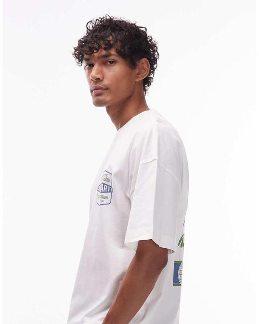 Camiseta Blanca Networks De Carhartt de hombre de color White