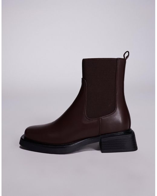 SIMMI Black Simmi London Duff Low Ankle Chelsea Boots