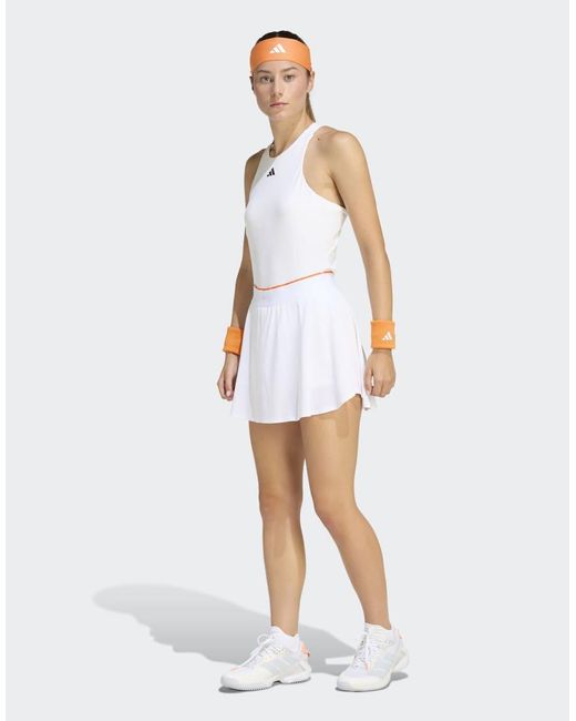 Adidas Originals White Tennis Climacool Skirt Pro
