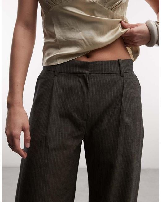 Weekday Brown Dara Suit Pants