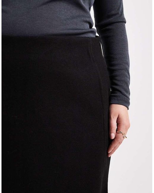 Vero Moda Black High Waisted Structured Mini Skirt