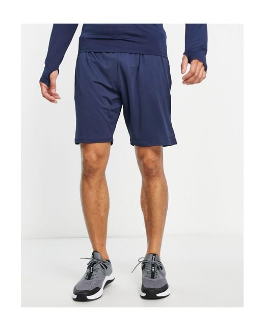 Threadbare – active – sport-shorts in Blue für Herren