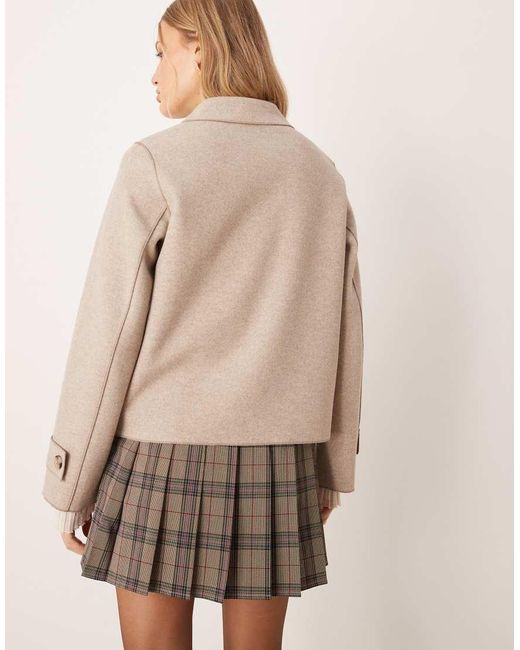 Vila Natural Button Front Short Lightweight Jacket