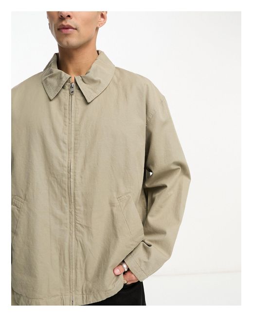 Weekday Natural Martin Linen Blend Jacket for men