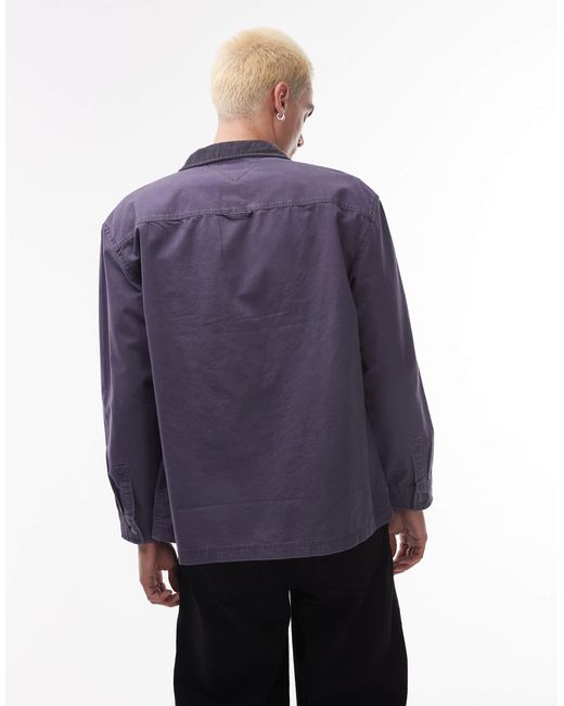 Tommy Hilfiger Blue Cord Overshirt for men