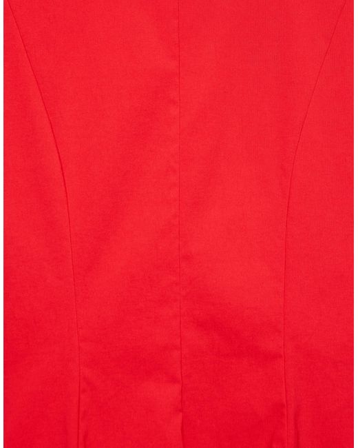 Pull&Bear Red Schößchenoberteil