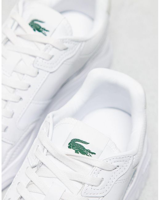 Lacoste White Game Advance Trainers