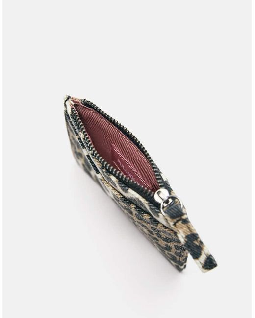 Pull&Bear Multicolor Leopard Print Card Holder