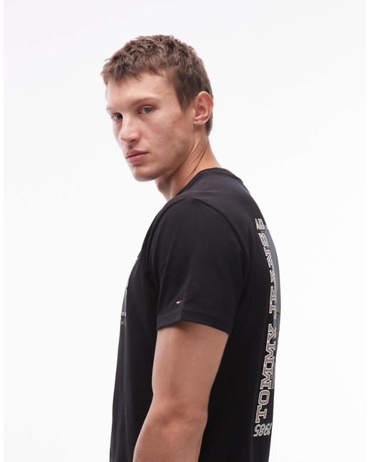 Tommy Hilfiger Black Stamp Photo T-shirt for men