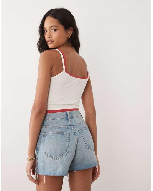Rip Curl Blue Rip Curl Layered Crop Beach Cami