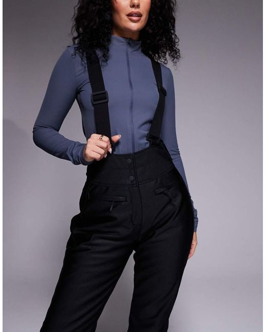 ASOS 4505 Ski & Snow Blue Asos 4505 Hourglass Ski Soft Shell Water Repellent Kick Flare Ski Pants