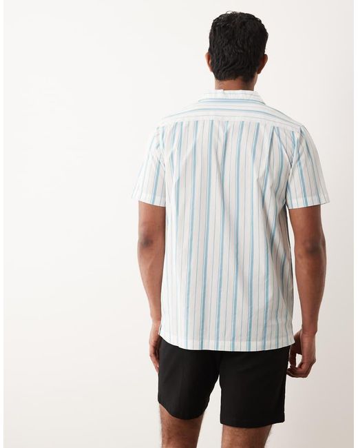 Regatta White Lightweight Hadlin Short Sleeve Shirt for men